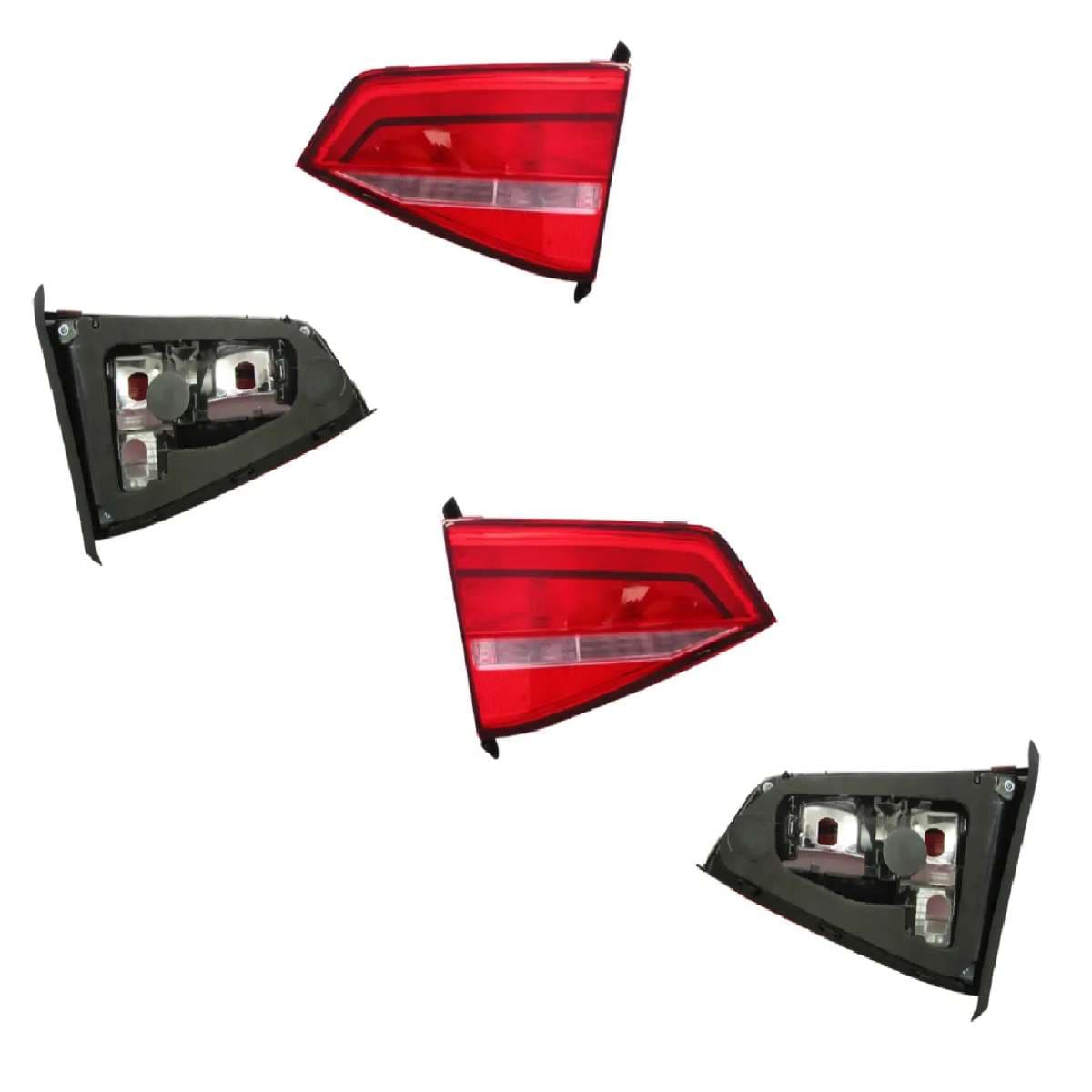 Par Calaveras Interior Volkswagen Jetta A6 Bicentenario 2015-2018 Sin Arnés Clara Rojo/Blanco