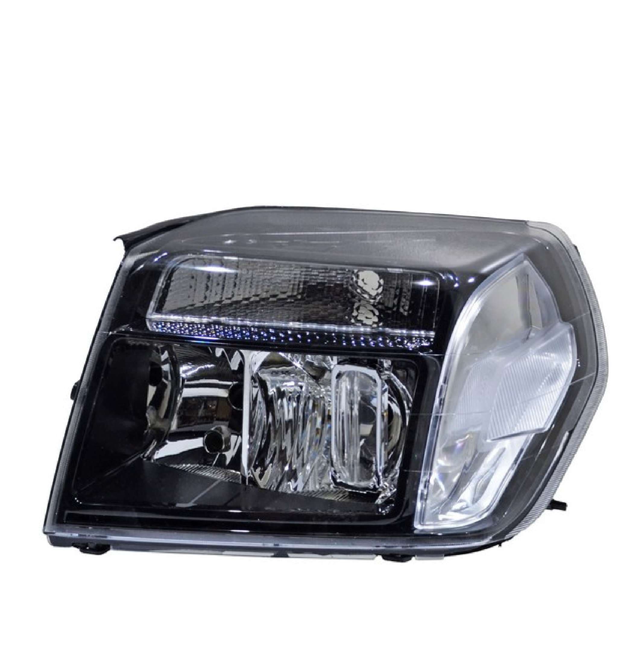 Faro Ford Ranger 2010-2012 Fondo Negro Izquierdo