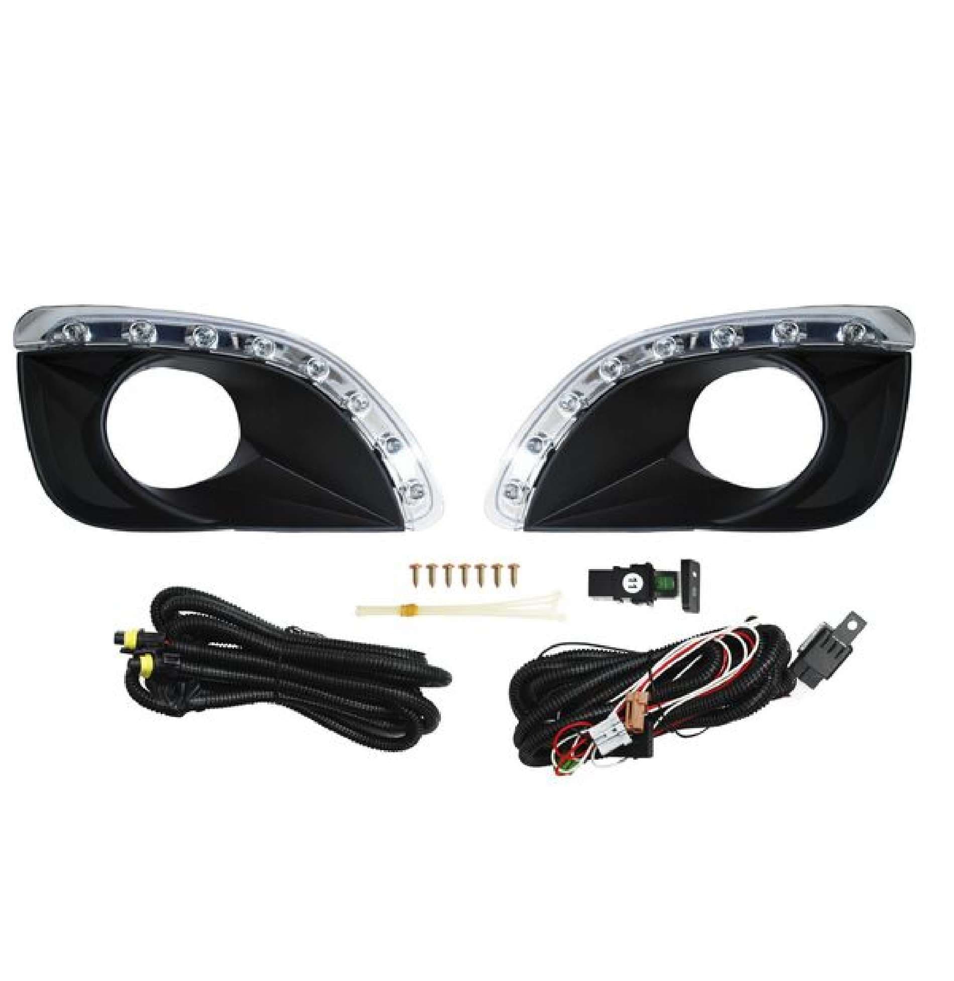 Faro Niebla Toyota Camry 2010-2011 Parrilla Con Leds Juego