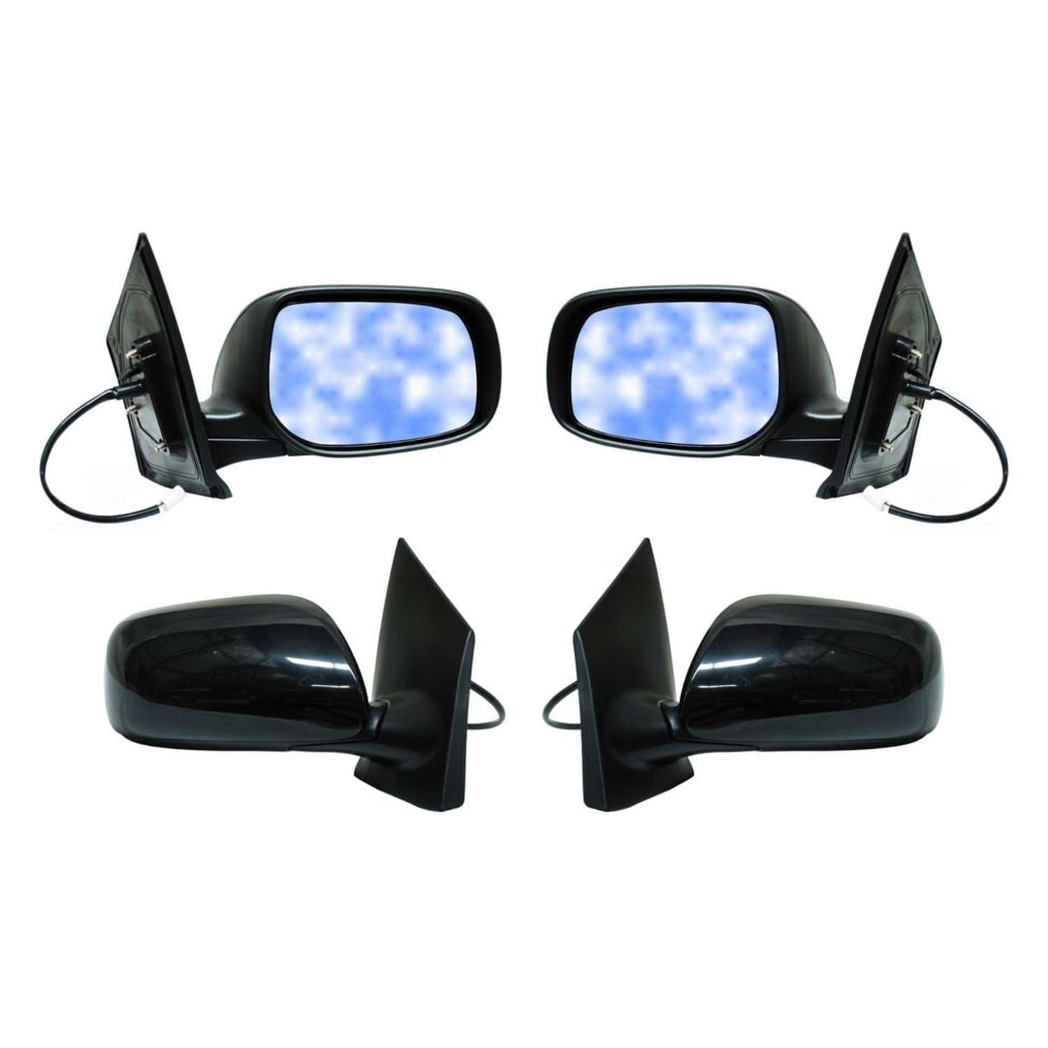 Par Espejos Toyota Yaris Rs/ Premium/ Core/ Base/ S/ Ce/ Se/ Le/ L 2007-2016 4Puertas Electrico