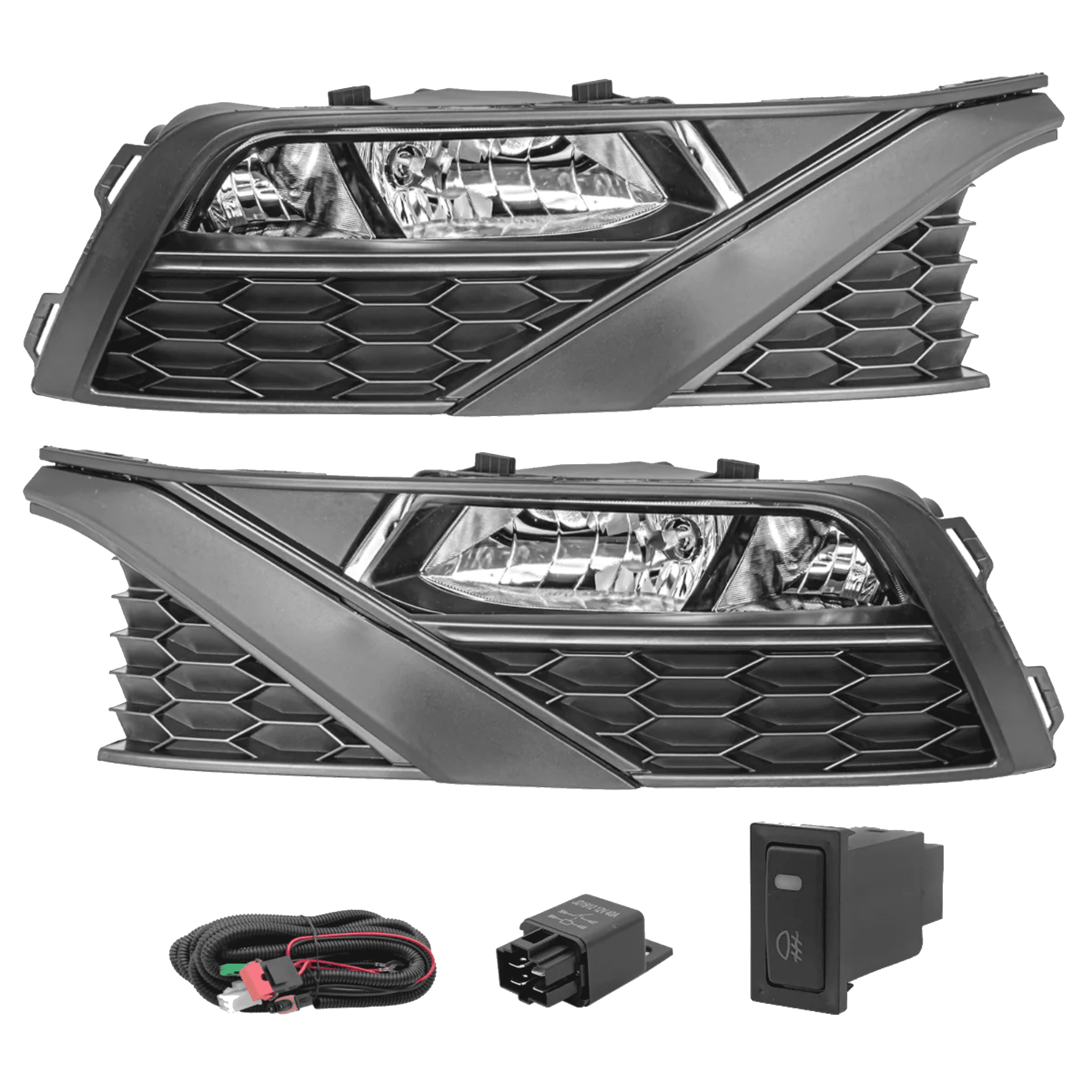Kit faros niebla Volkswagen Vento Polo 2020-2022 con arnes switch Universal y focos