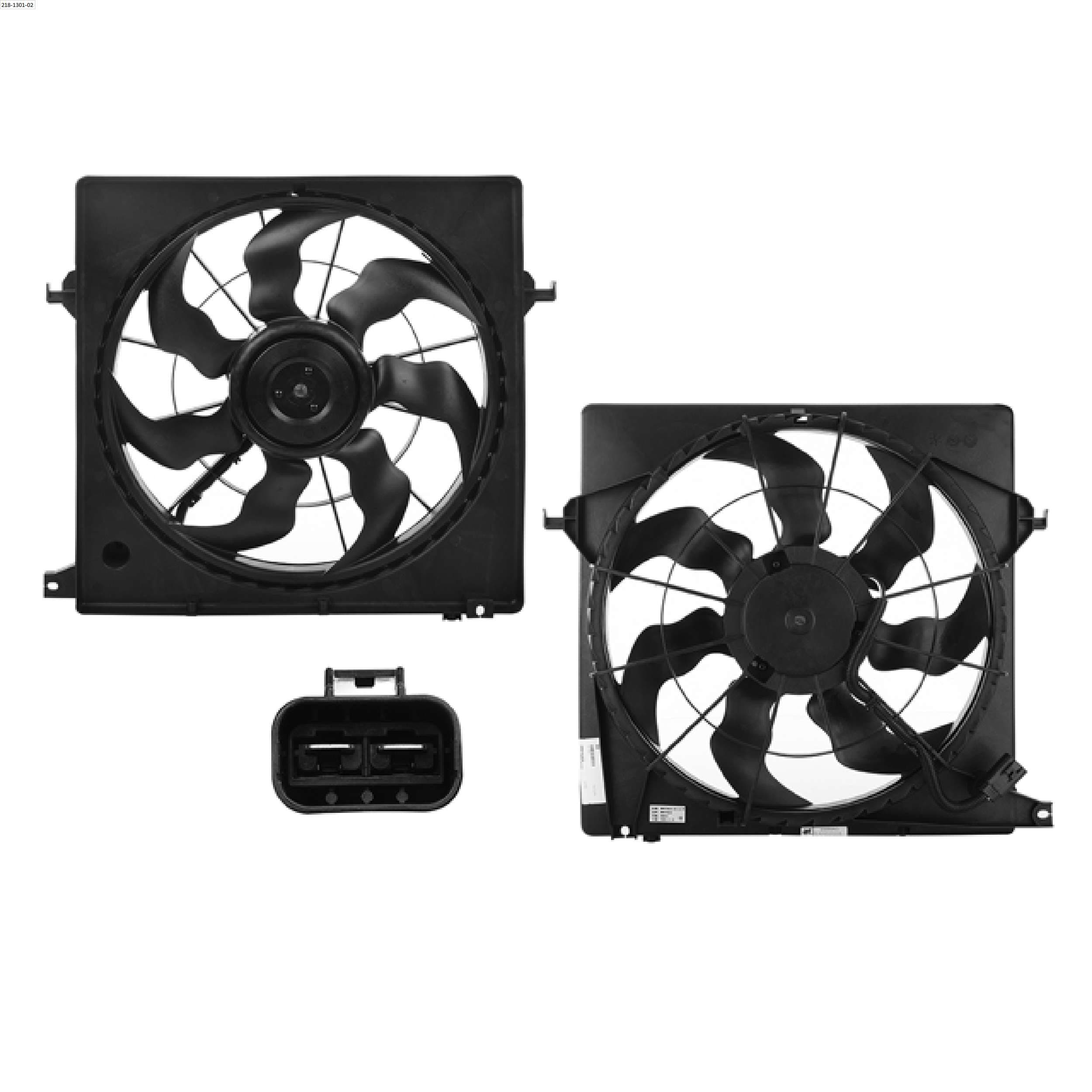 Motoventilador 2 Pines P/Hyundai Santa Fe Sport 2.0L 2013-2018
