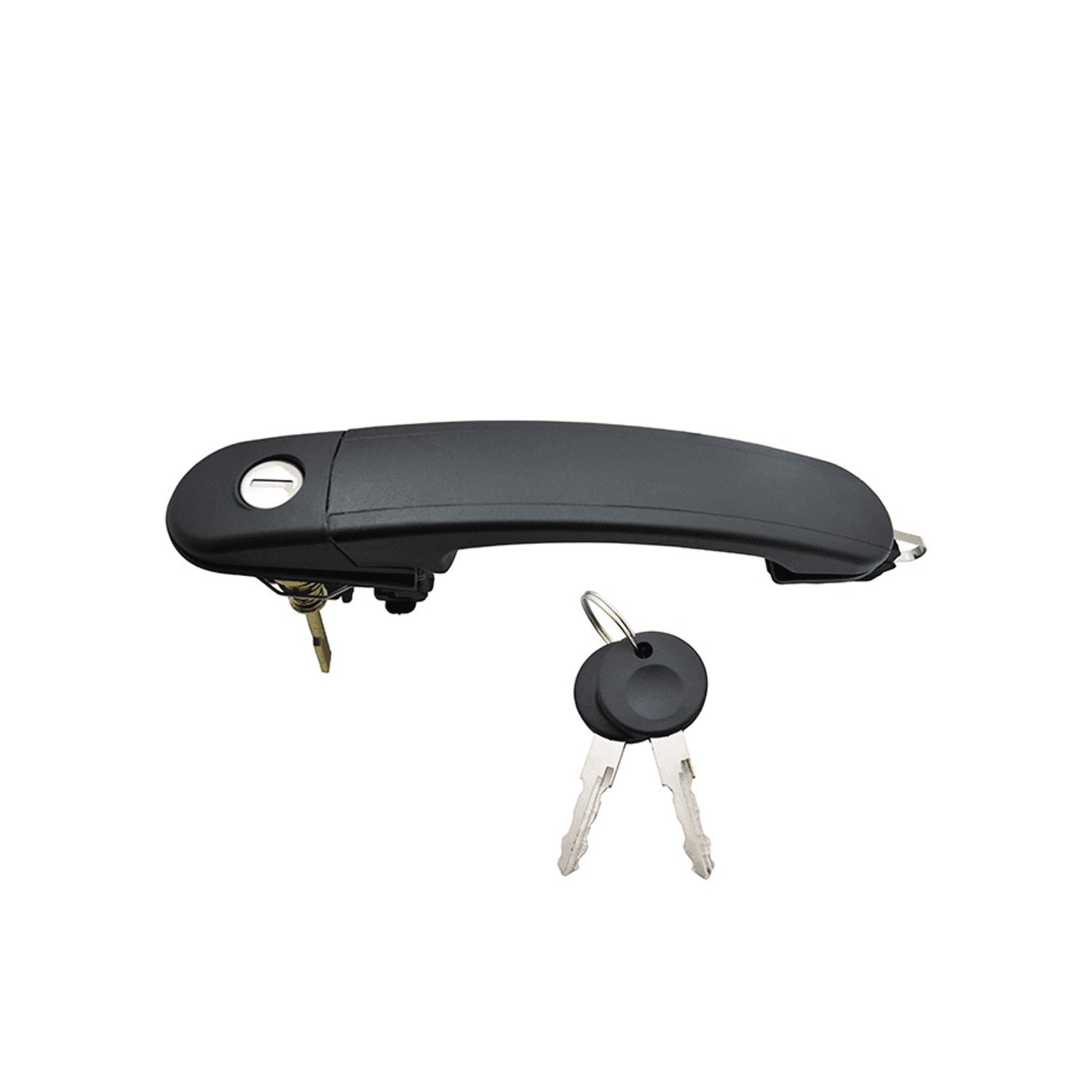 Manija Exterior Volkswagen Pointer 4P 2000-2010 Con Hoyo Pata Corta Corrugada Negra Plastico Delantera Derecha/Izquierda Hushan