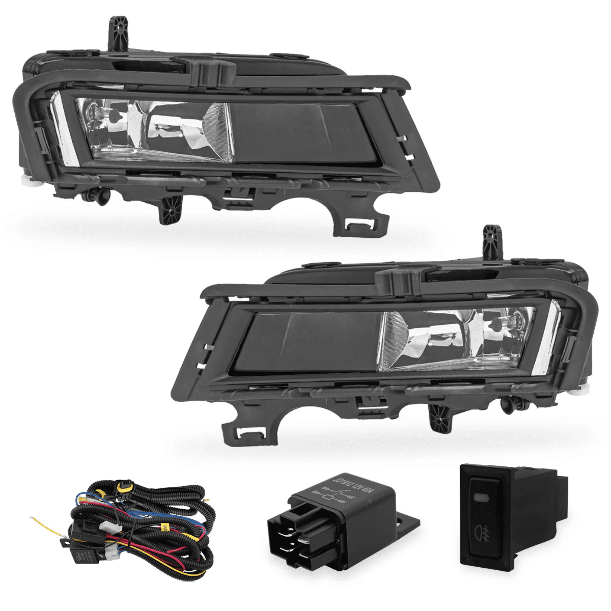 Kit faros niebla Volkswagen Golf 2015-2017 con arnes switch Universal y focos