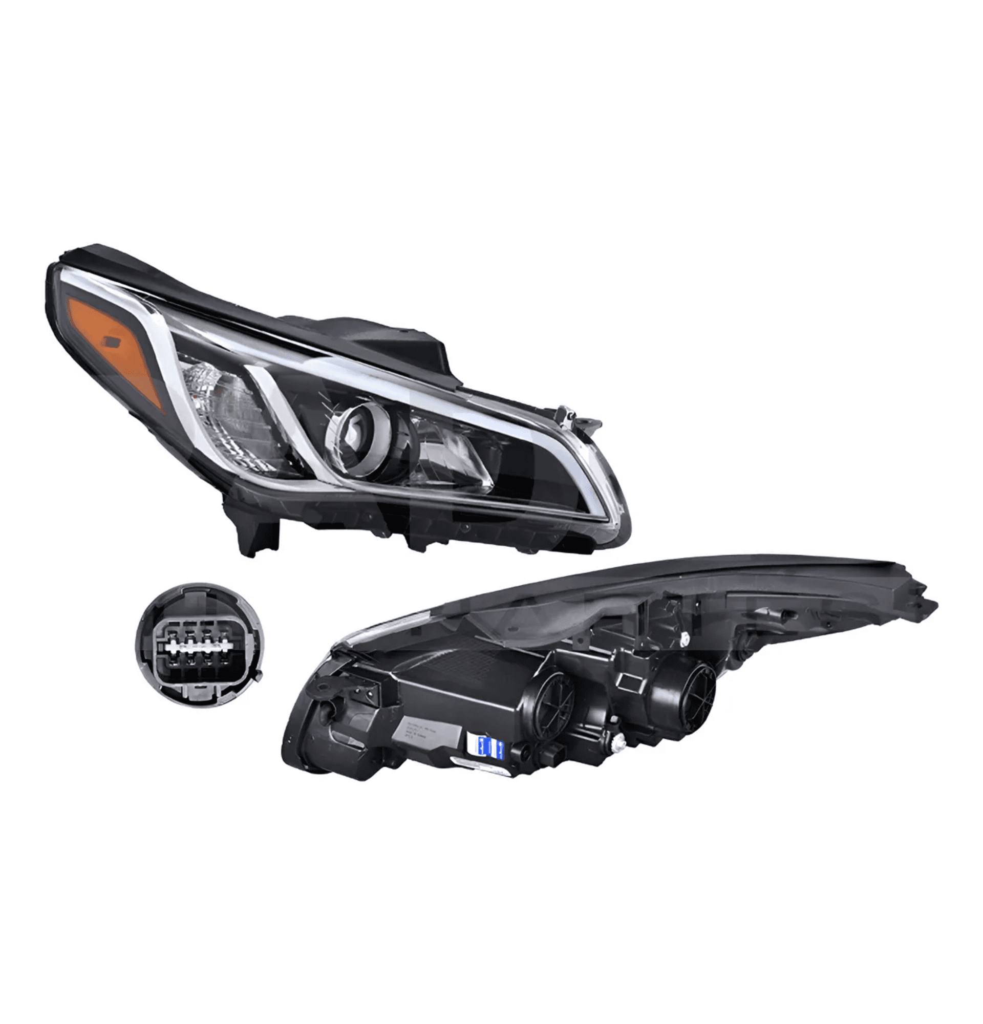 Faro Derecho Hyundai Sonata Se 2015-2017 Para Foco Halogeno Con Foco Depo