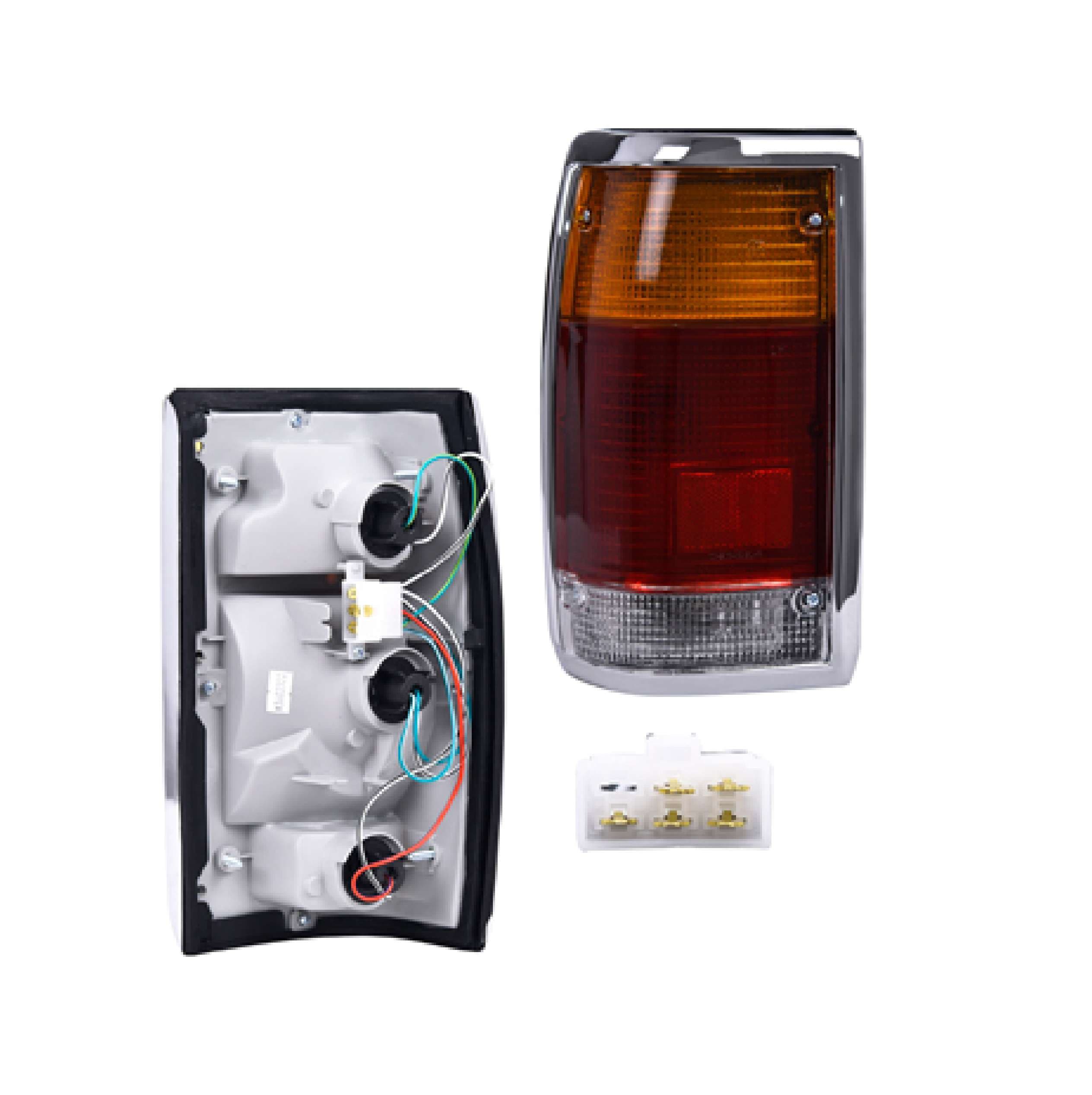 Calavera Filo Cromo U.T.P Mazda B2200 1986-1993 Depo Izquierda