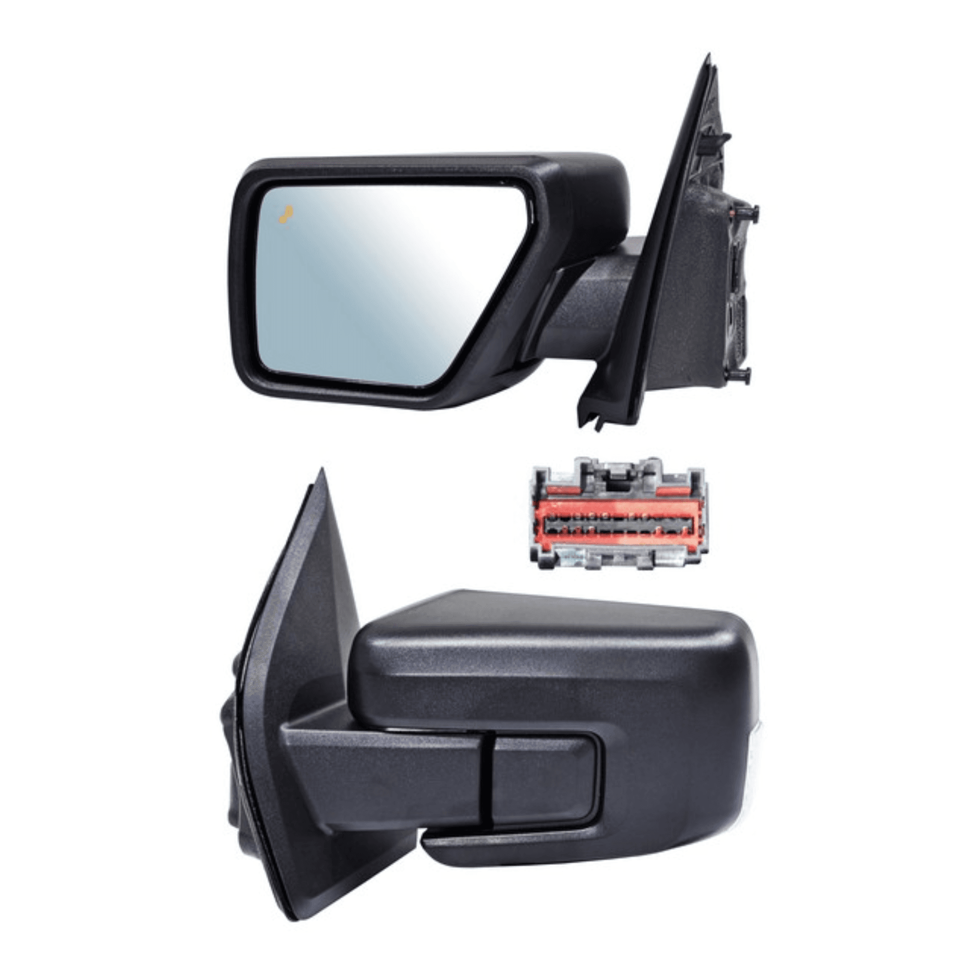 Espejo Ford F-150 2021-2024 Electrico Poroso Con Direccional Con Desempañante Con Luz Inferior Con Sensor Punto Ciego 11 Pines Izquierdo