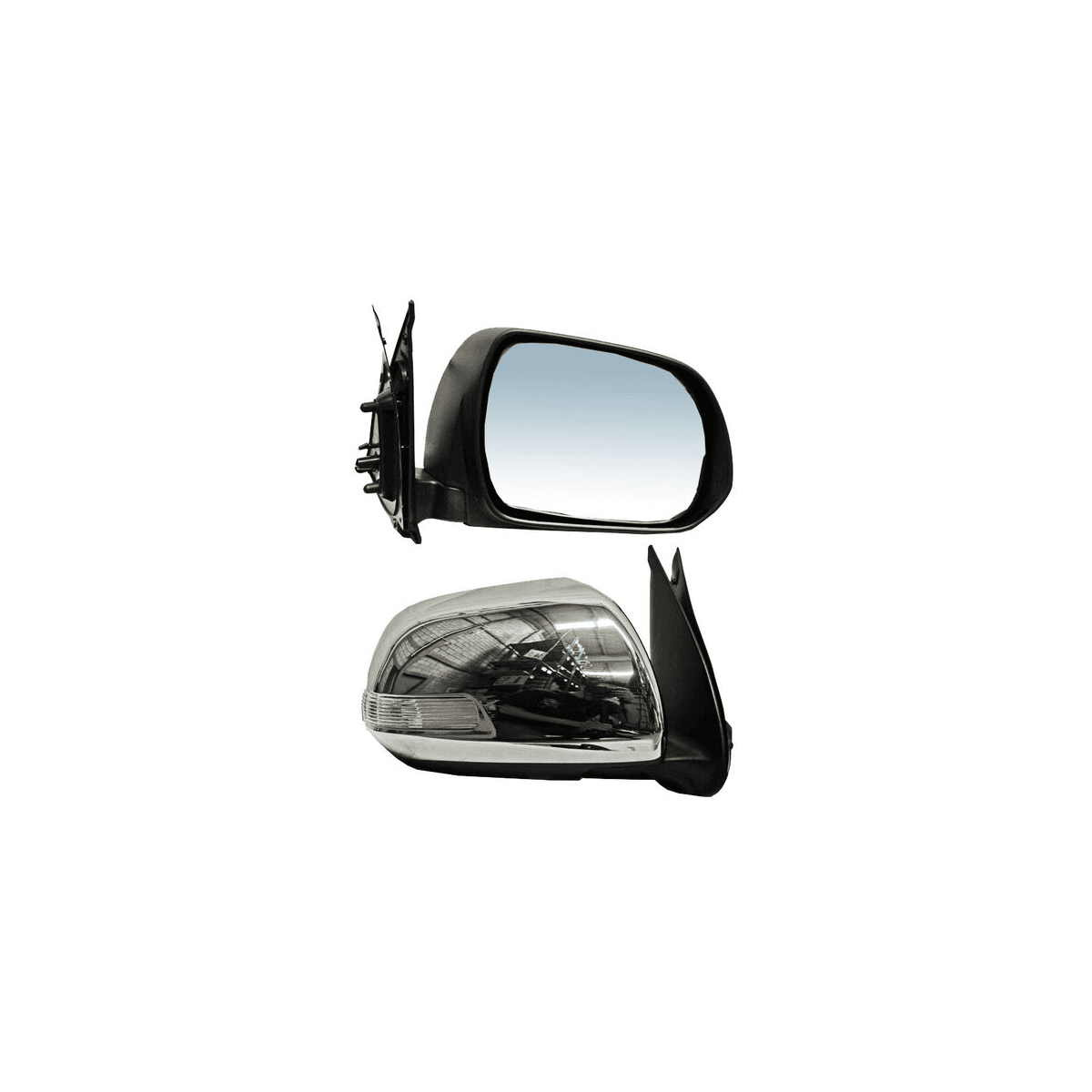 Espejo Toyota Hilux 2012-2015 Electrico Con Direccional Cromo Derecho