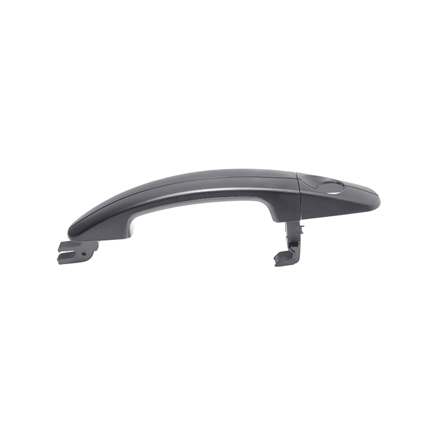 Manija Exterior Ford Transit Custom 2014-2025 Con Hoyo Para Llave Sin Sensor Corrugada Negra Plastico Izquierdo Delantera Hushan