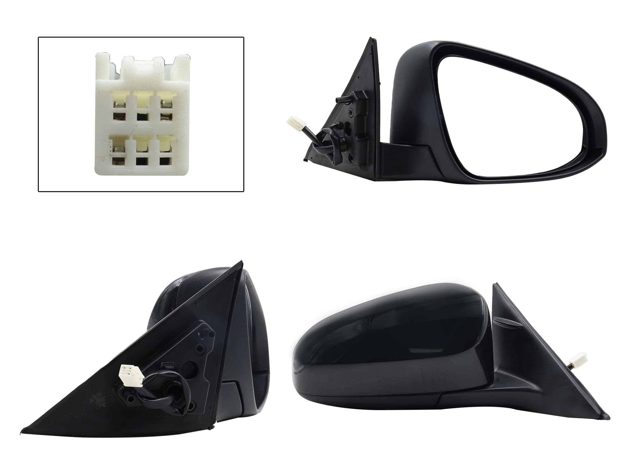 Espejo Derecho Toyota Camry 2012-2014 3 Pines Eléctrico Para Pintar