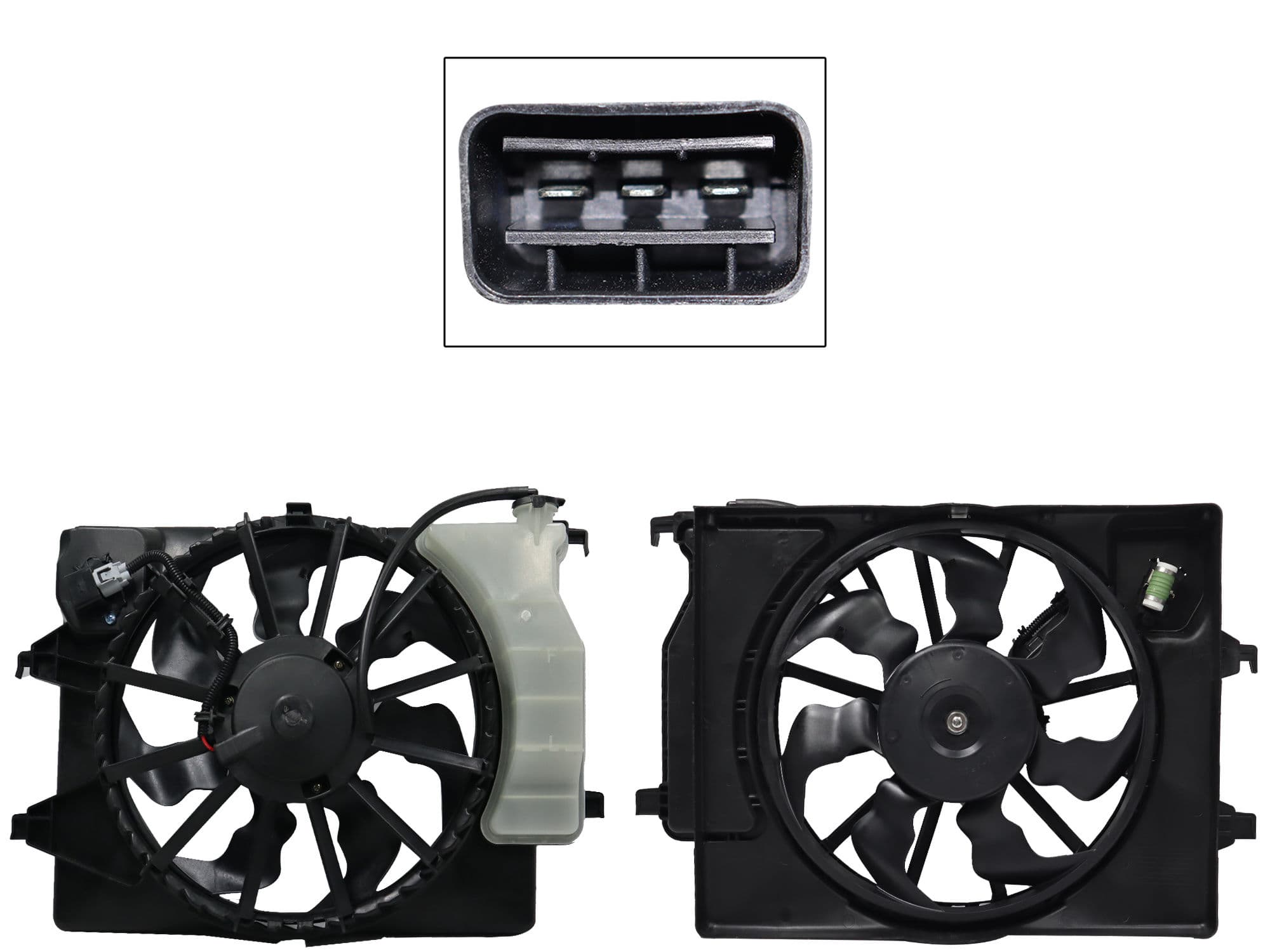 Motoventilador KIA RIO 1.6L 4 y 5 Puertas 2018-2023 Con Aire 3 Pines Con Tolva Con Resistencia