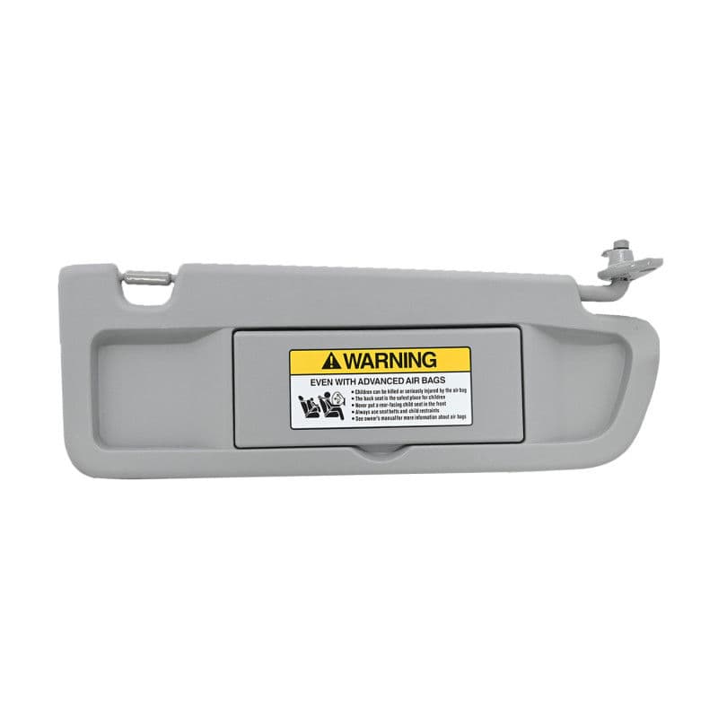 Visera Honda Civic 2P Coupe / 4P Sedan 2006-2011 Con Espejo Sin Luz Gris Claro Plastico Derecha Delantera Hushan