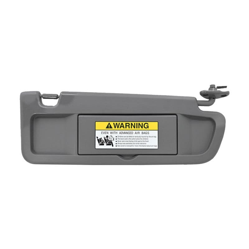 Visera Honda Civic 2P Coupe / 4P Sedan 2006-2011 Con Espejo Sin Luz Gris Obscuro Plastico Derecha Delantera Hushan