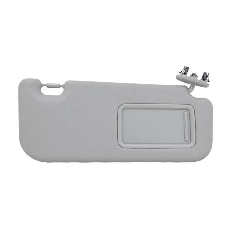 Visera Toyota Yaris Sedan/Hatchback 2006-2011 Con Espejo Sin Luz Gris Obscuro Plastico Tipo Original Derecha Delantera Manijauto