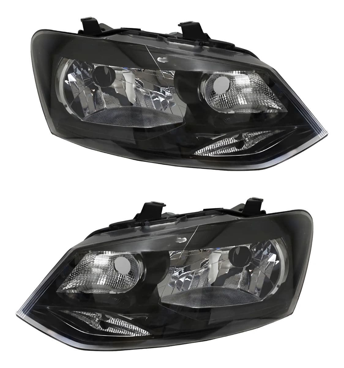 Par Faros Volkswagen VENTO 2014-2015 Fondo Negro Sin Motor