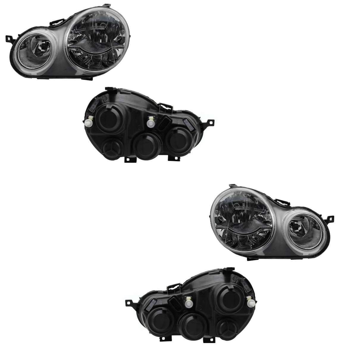 Par Faros Volkswagen POLO TRACK 2024-2026 Fondo Negro Un As