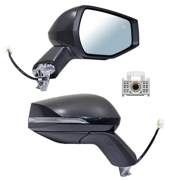 Espejo Sportage 2023-2024 Electrico P/Pint Base Porosa C/Desemp C/Direcc C/Sensor Punto Ciego 8 Pines Der